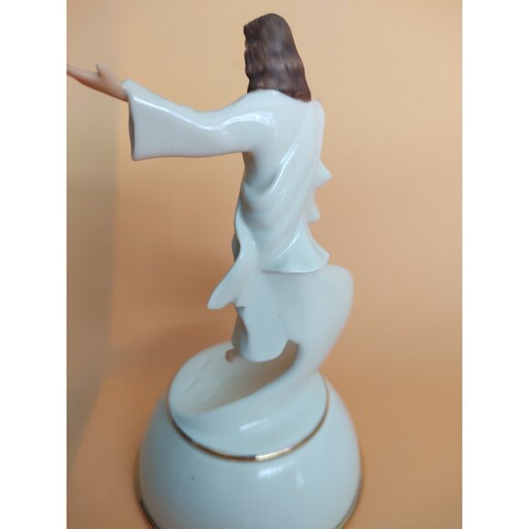 Ardleigh Elliot Footsteps In The Sand Heirloom Porcelain Music Box 2002 - Picture 14 of 15